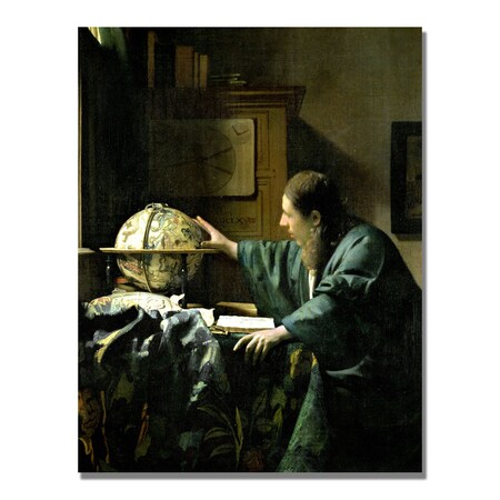 Trademark Fine Art Jan Vermeer 'The Astronomer' Canvas Art, 35x47 BL0918-C3547GG